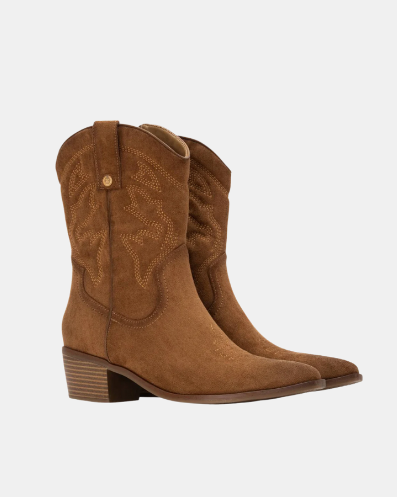 Botines Cowboy Mujer XTI Marrón 144307