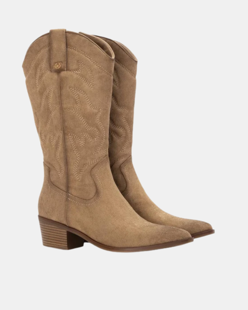 Botas Cowboy Mulher XTI Bege 144308