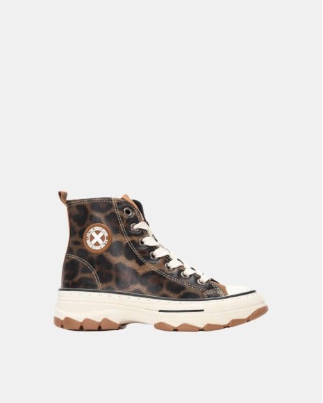 Zapatillas Altas Infantil XTI Animal Print 151321