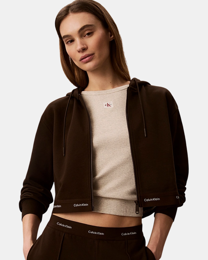 Abrigos Manga larga Mujer CALVIN KLEIN Marrón LV047G252GTO2