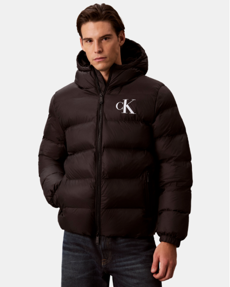 Casacos de manga comprida para homem CALVIN KLEIN Preto LV04RG513GUB1