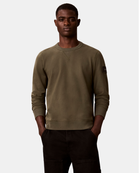 Camisola de manga comprida para homem CALVIN KLEIN Verde LV04RJ200GLI1