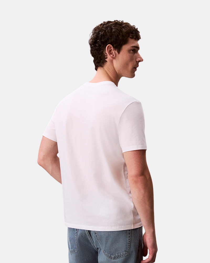 Camisetas de manga curta Homem CALVIN KLEIN Branco LV04RB866GYAF