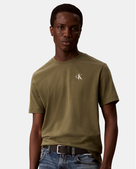 Camisetas Manga corta Hombre CALVIN KLEIN Verde LV04RH815GLI1
