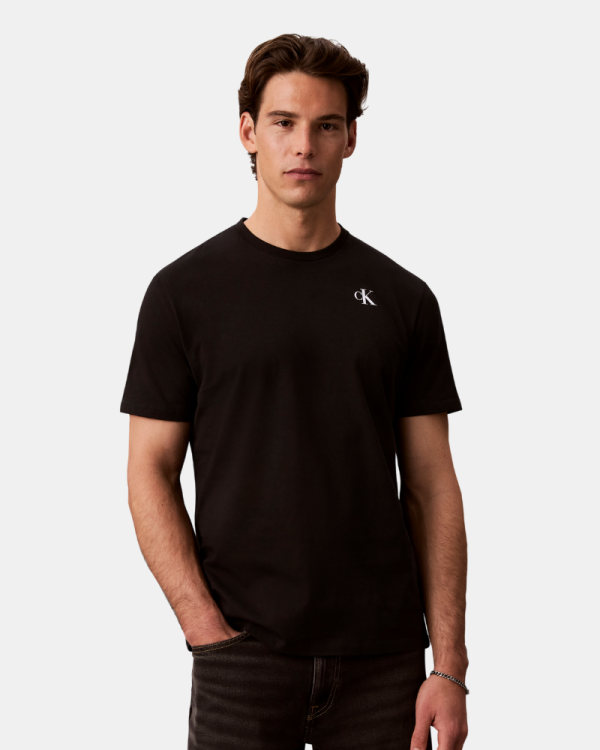 Camisetas de manga curta para homem CALVIN KLEIN pretas LV04RH815GUB1