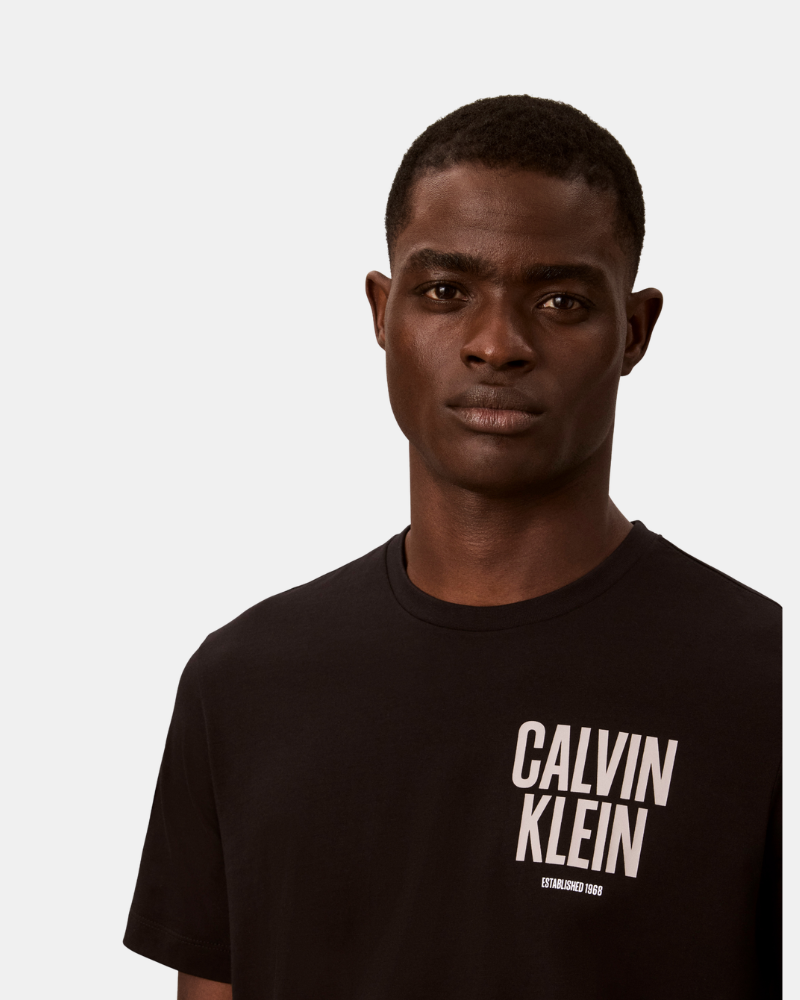 Camisetas de manga curta Homem CALVIN KLEIN Preto LV04RH816GUB1