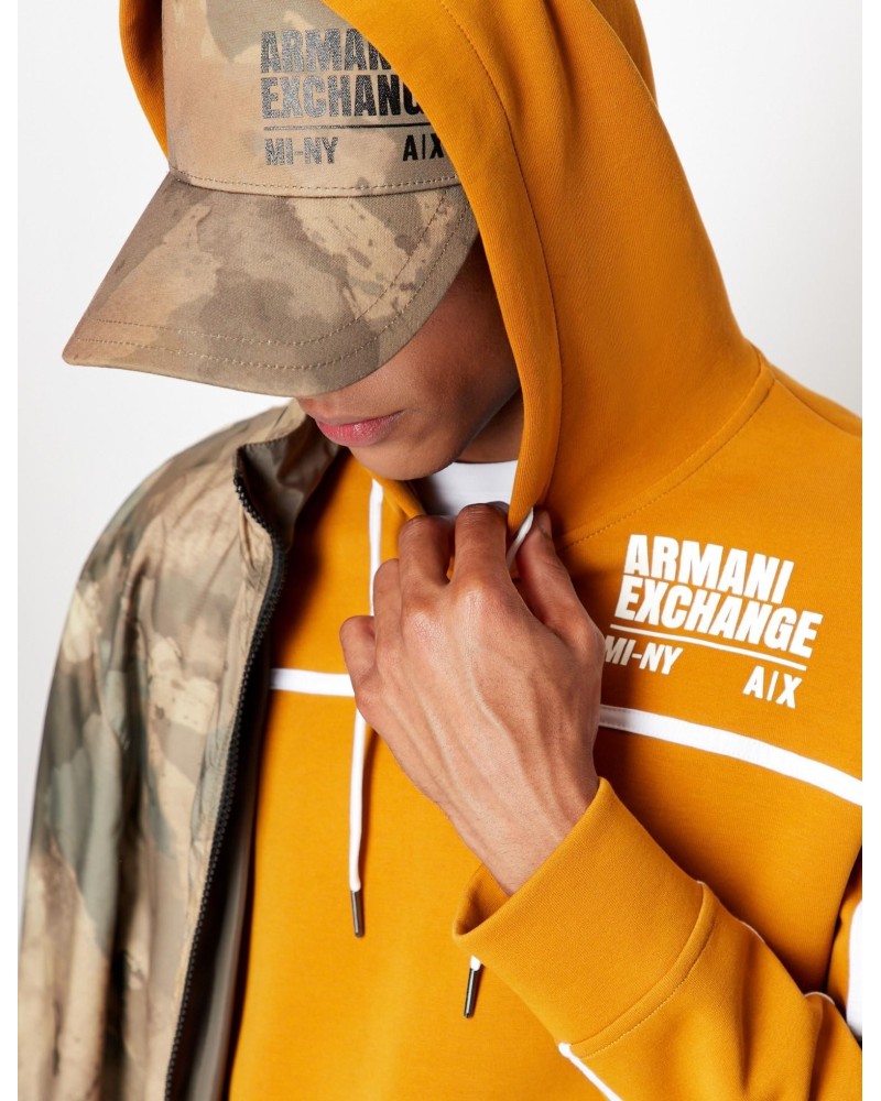 ARMANI EXCHANGE 6LZMFE ZJ5NZ Capuzes Manga comprida Hoodie Homem Laranja