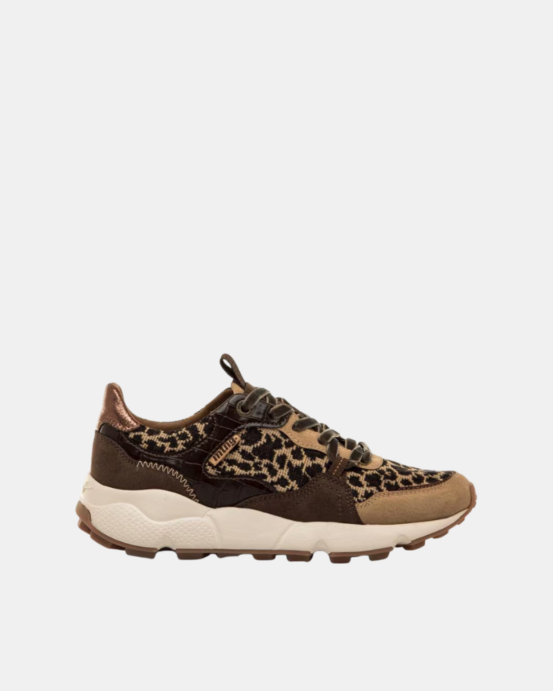 Zapatillas Mujer MUSTANG Marrón Animal Print 60431