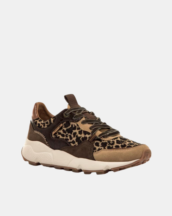 Zapatillas Mujer MUSTANG Marrón Animal Print 60431