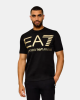 Camisetas de manga curta para homem EA7 preto 7M002200 AF27188