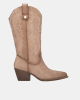 Botas Cowboy Mulher XTI Bege 146102