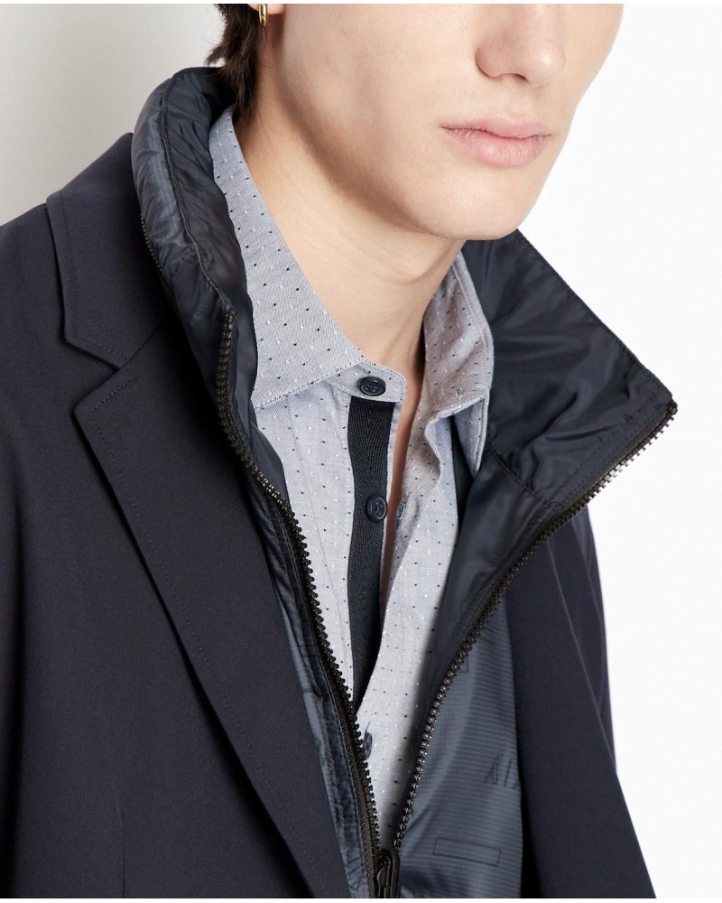 ARMANI EXCHANGE 6LZC03 ZNWUZ Camisas de Manga Comprida Homem Azul