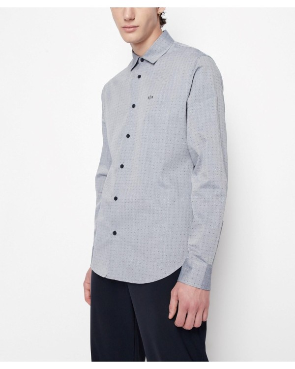 ARMANI EXCHANGE 6LZC03 ZNWUZ Camisas de Manga Comprida Homem Azul
