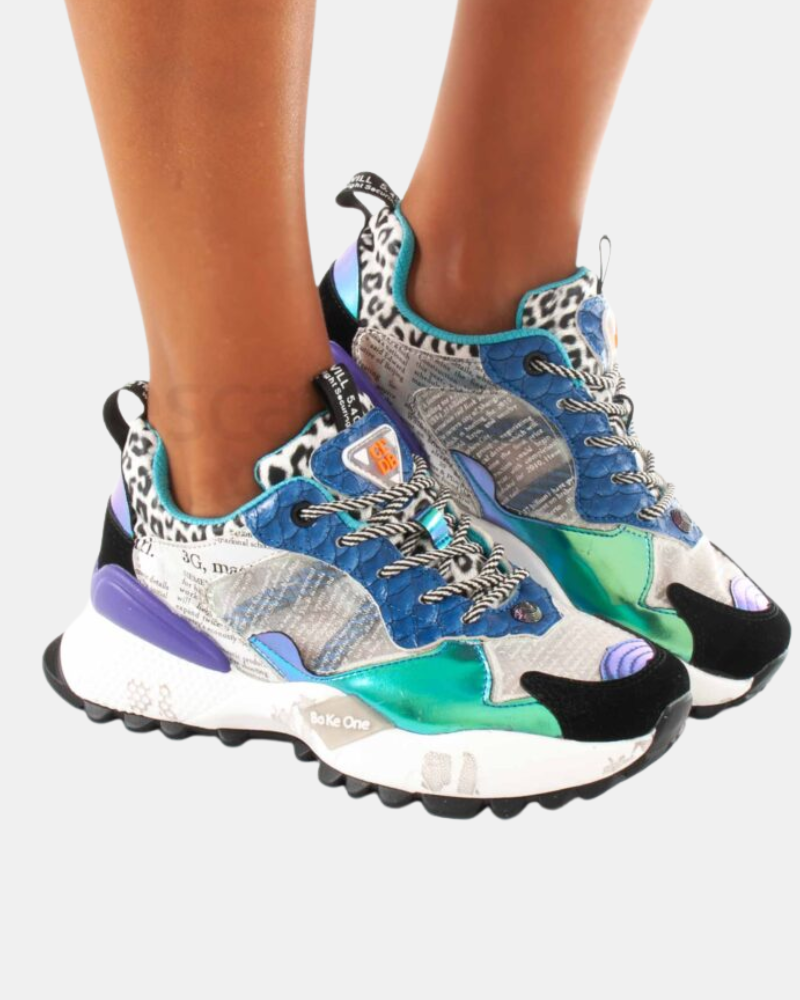 Sapatilhas Mulher EXE Azul 19V03 6