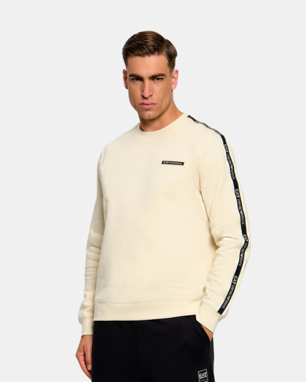 Sweatshirts Manga longa Homem EA7 Bege 7M002195 AF10377