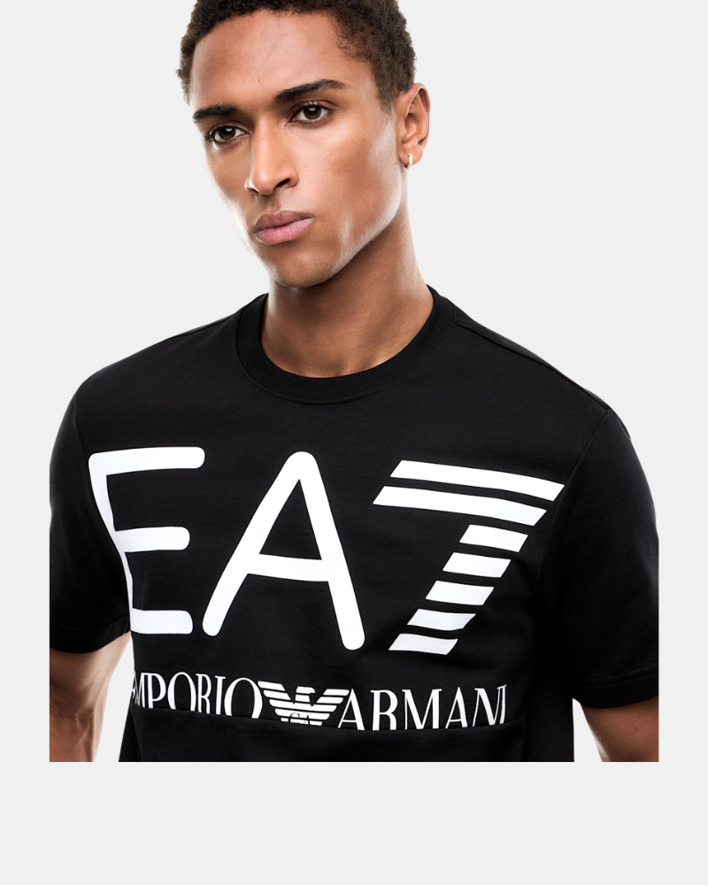 Camisetas de manga curta para homem EA7 Preto 7M002200 AF27188