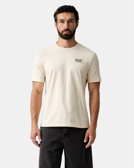 Camisetas de manga curta para homem EA7 Bege 7M002229 AF13741