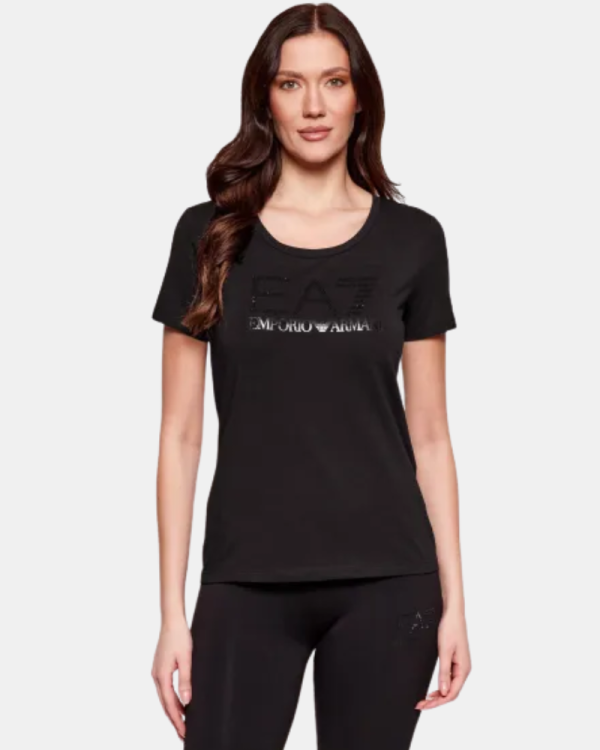 Camisetas Manga corta Mujer EA7 Negro 7W000536 AF10373