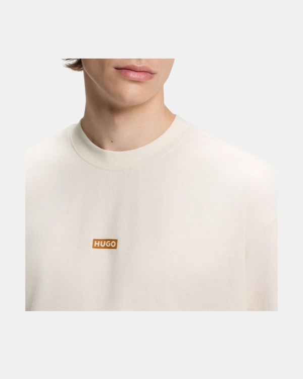 Camisetas de manga curta para homem HUGO bege 50509776 NALONO