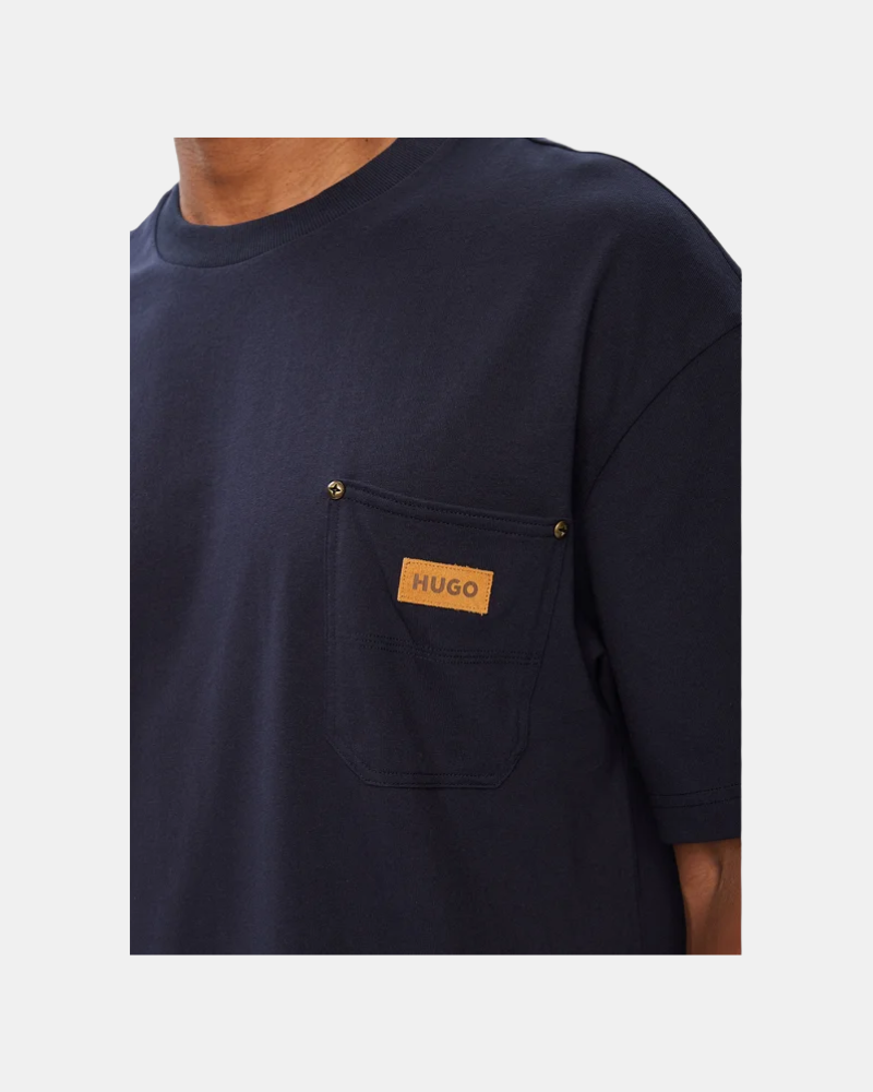 Camisetas Manga corta Hombre HUGO Azul 50564045 NEVADO