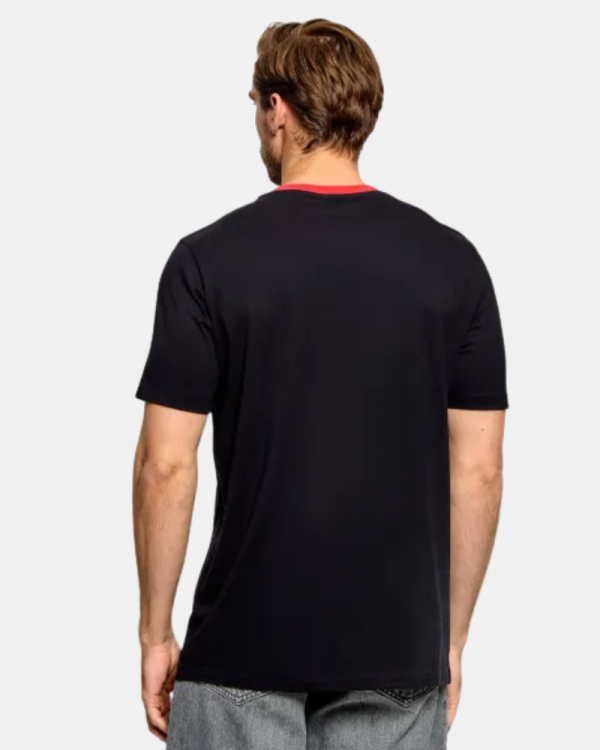 Camisetas de manga curta para homem HUGO Preto 50563796 DEMPSY