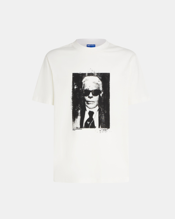 Camisetas Manga corta Hombre Karl Lagerfeld Blanco B3M17006