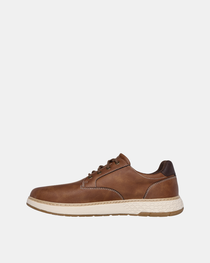 Sapatos de homem SKECHERS castanhos 205234 impermeáveis