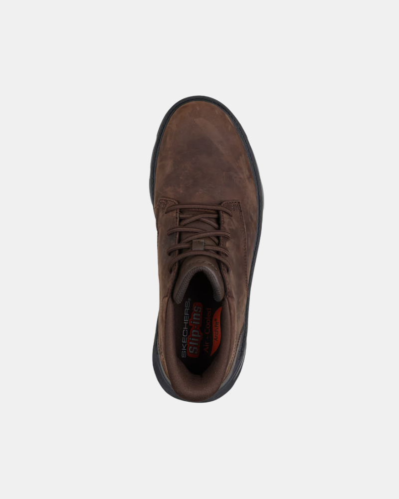 Botines Fascitis plantar Hombre SKECHERS Marrón 205514 SLIP INS