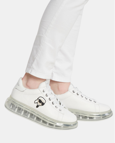 Sapatilhas Mulher Karl Lagerfeld Brancas KL62630N KAPRI KUSHION