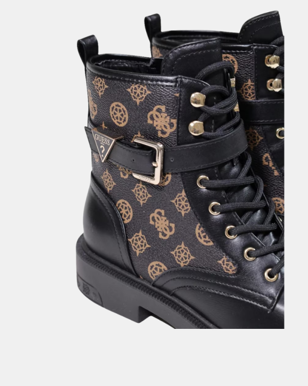 Botas Militares Mulher GUESS Pretas FELLINI FLFFEI ELE10