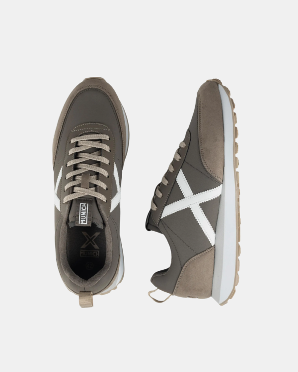 Zapatillas Hombre MUNICH Taupe 4882013 RUSH