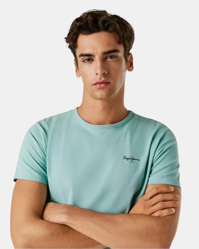 Camisetas Manga corta Hombre PEPE JEANS Azul PM5010180 ORIGINAL BASIC 3N