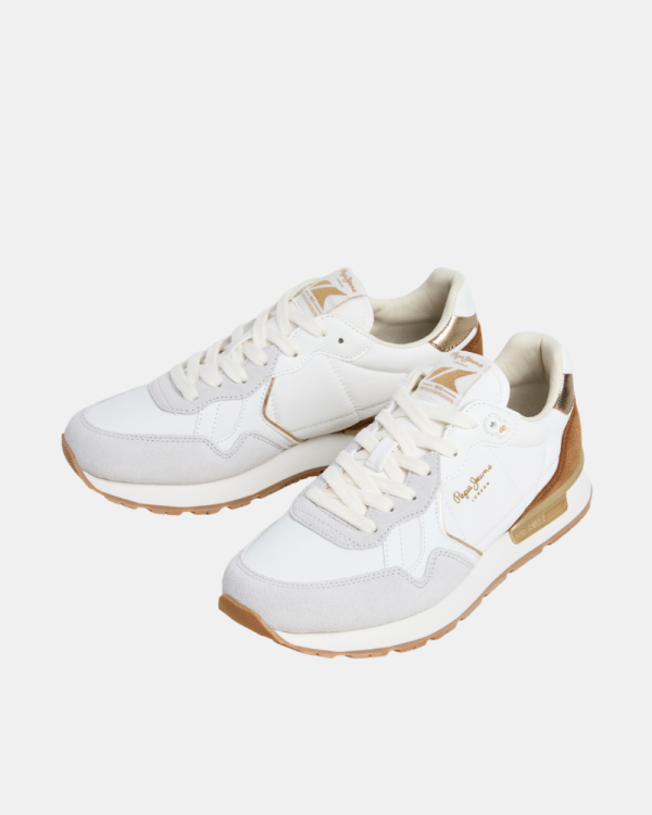 Zapatillas Mujer PEPE JEANS Blanco PLS400043 BRIT ELITE W
