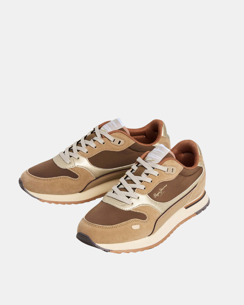 Ténis Mulher PEPE JEANS Castanho PLS400039 BEXLEY ESSENCE W