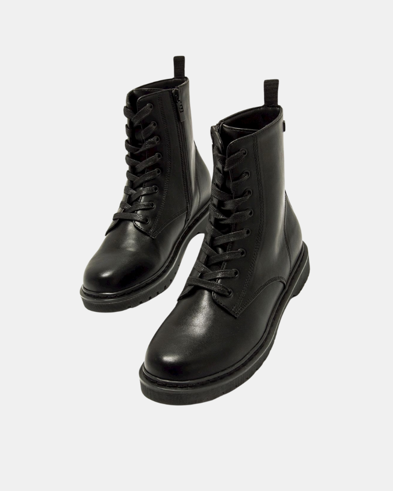 Botas Militares Mujer MUSTANG Negro 54164