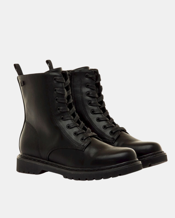 Botas Militares Mujer MUSTANG Negro 54164