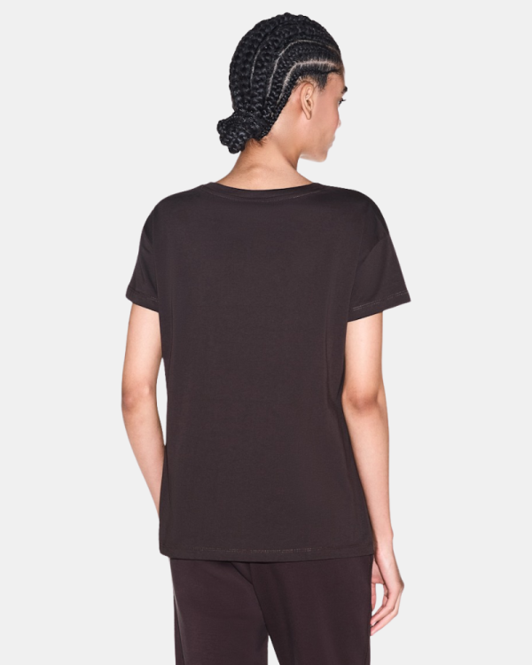 Camisetas Manga corta Mujer ARMANI EXCHANGE Marrón XW002778 AF10356