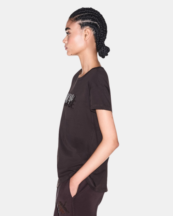 Camisetas Manga corta Mujer ARMANI EXCHANGE Marrón XW002778 AF10356