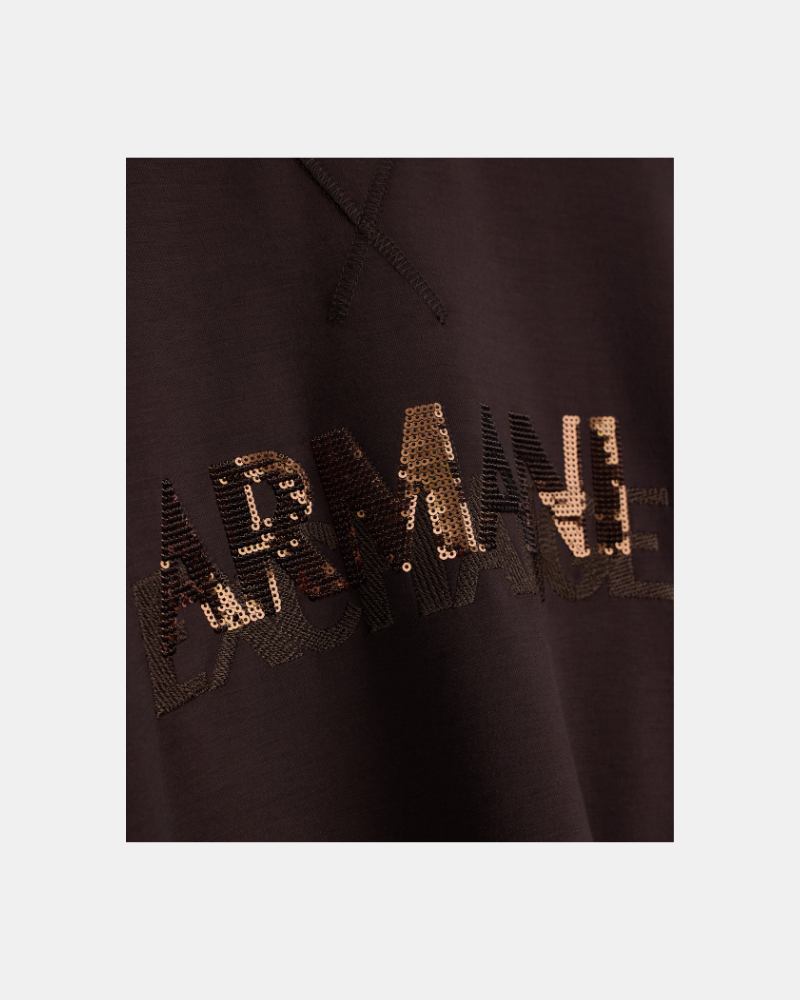 Sweatshirts de manga comprida para mulher ARMANI EXCHANGE Castanho XW002397 AF13397