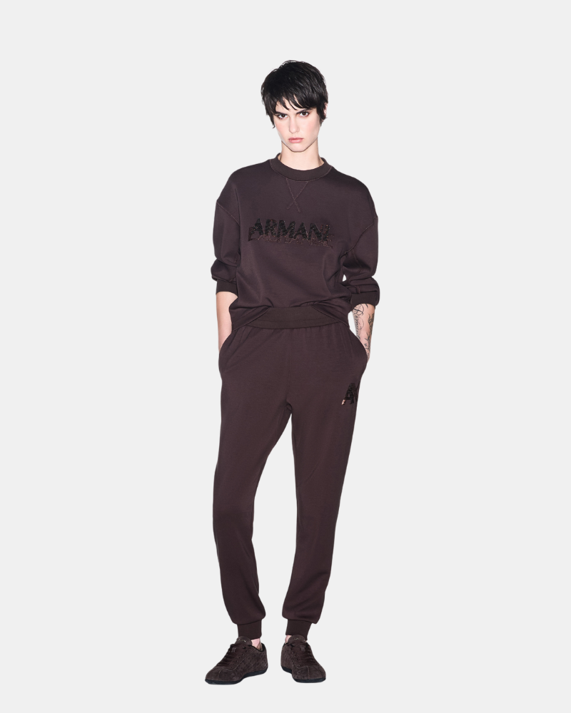 Sweatshirts de manga comprida para mulher ARMANI EXCHANGE Castanho XW002397 AF13397