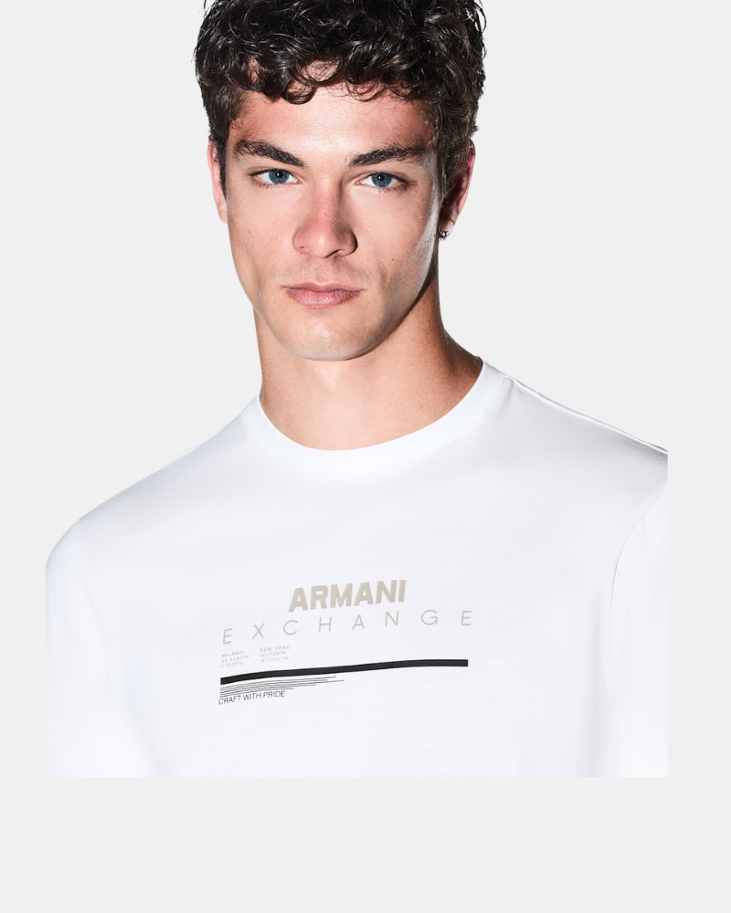 Camisetas Manga corta Hombre ARMANI EXCHANGE Blanco XM003025 AF10358