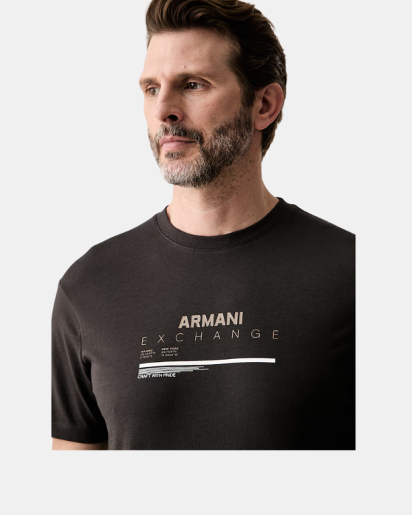 Camisetas Manga corta Hombre ARMANI EXCHANGE Marrón XM003025 AF10358