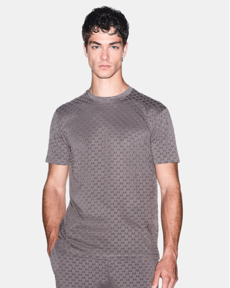 T-shirts de manga curta para homem ARMANI EXCHANGE Castanho XM003079 AF10356