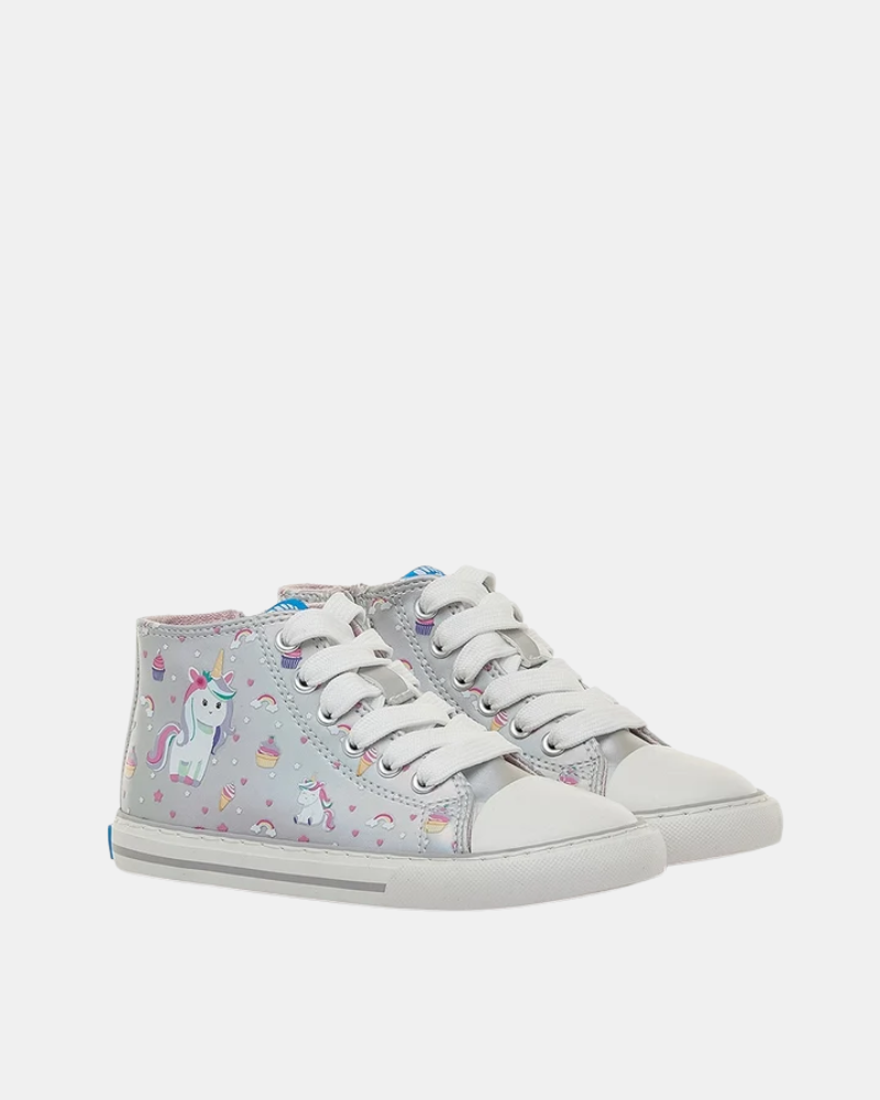 Sapatilhas Altas Barefoot Infantil MUSTANG Cinzento 49106