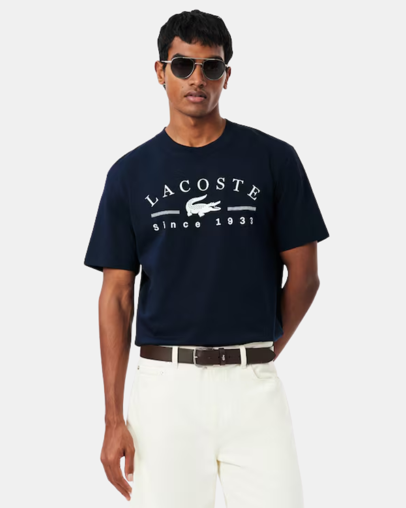 Camisetas Manga corta Hombre LACOSTE Azul TH1754