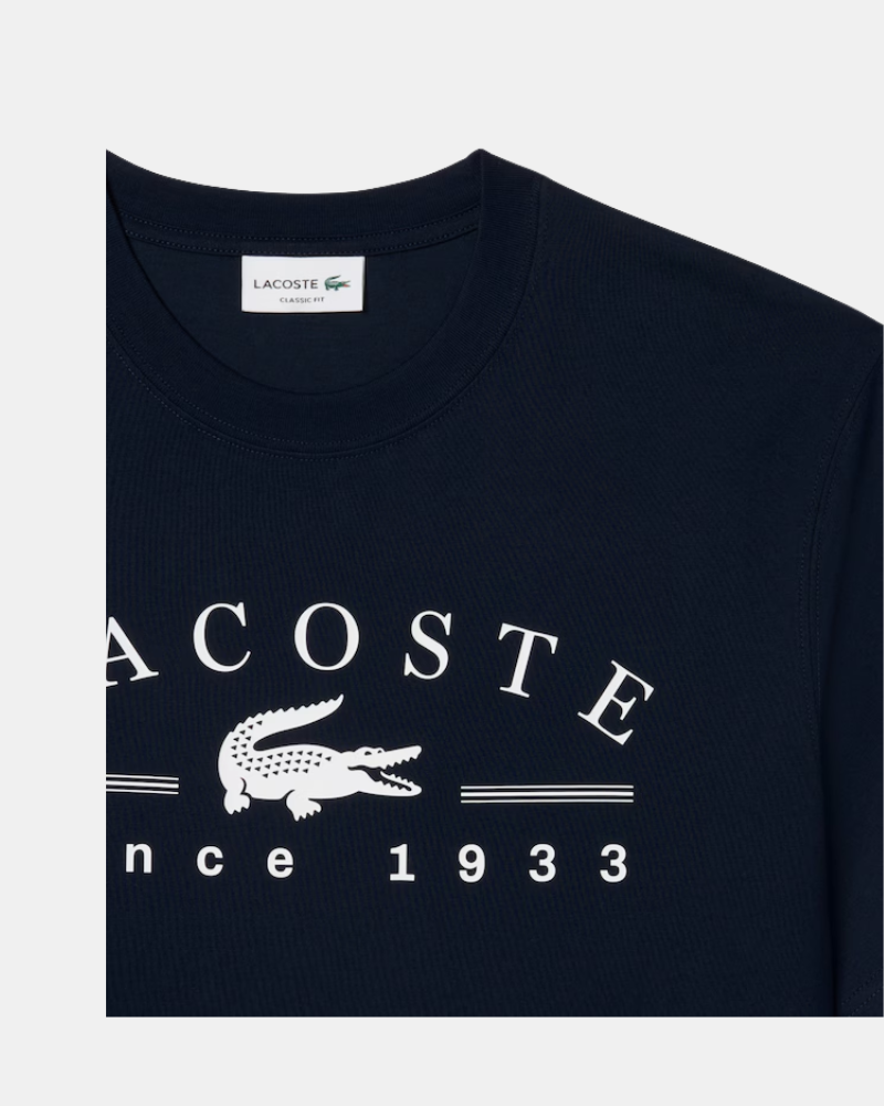 Camisetas Manga corta Hombre LACOSTE Azul TH1754