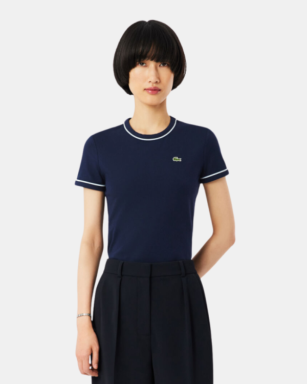 Camisetas Manga curta Mulher LACOSTE Verde TF5289