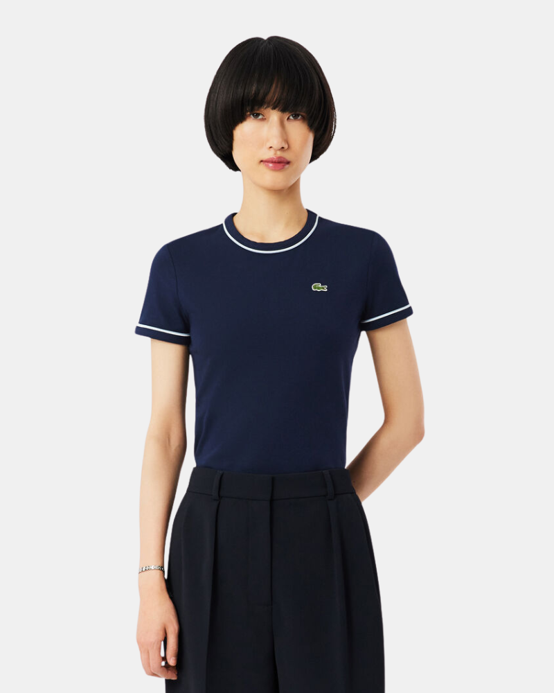 Camisetas Manga curta Mulher LACOSTE Verde TF5289