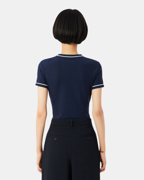 Camisetas Manga curta Mulher LACOSTE Verde TF5289