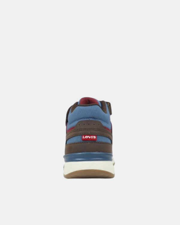 Ténis de cano alto infantil LEVIS Castanho VASC0130S SIERRA